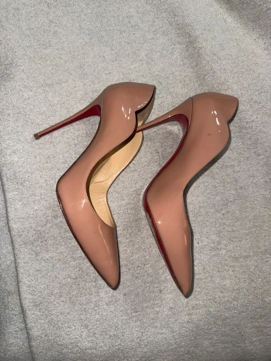 Christian Louboutin Hot Chick 100mm Pumps in Blush, Size 39/US 9 - Picture 4 of 11